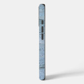 Monogrammatisch Blauwe Groene Oceaangolven Kunst Case-Mate iPhone Case (Achterkant / Links)