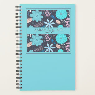 Monogrammatische bloemendoula of vroedvrouw planner