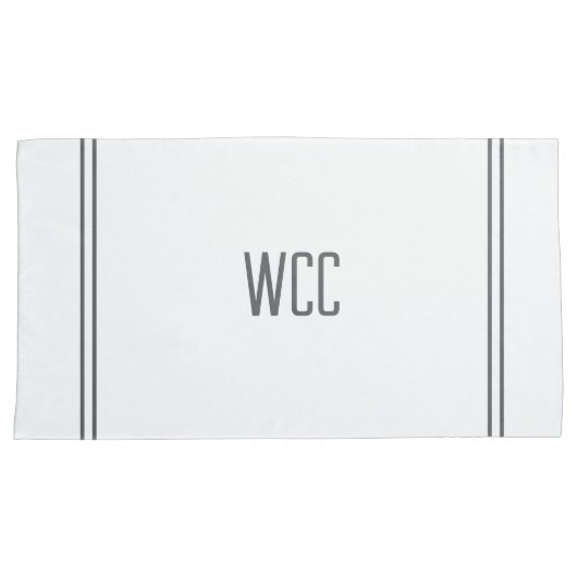 Monogrammatische Kussenslopen (Voorkant-Rechts)