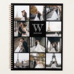Monogramme 11 Carré Photo moderne<br><div class="desc">Ce planificateur monogrammed moderne dispose de 11 photos un spot pour un nom.</div>