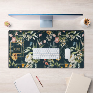 Monogramme, 1600s Motif frontalier floral