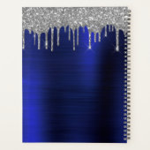 Monogramme 2022 Parties scintillant bleue de la ma (Dos)