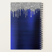 Monogramme 2022 Parties scintillant bleue de la ma (Dos)