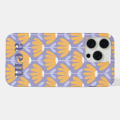 Monogramme 3 Initiales Heather Floral Vintage (Verso Horizontal)