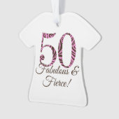 Monogramme 50e anniversaire Fabuleux & Fierce (devant)