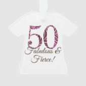 Monogramme 50e anniversaire Fabuleux & Fierce (devant)