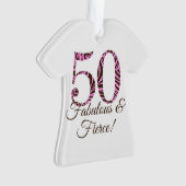 Monogramme 50e anniversaire Fabuleux & Fierce (devant)