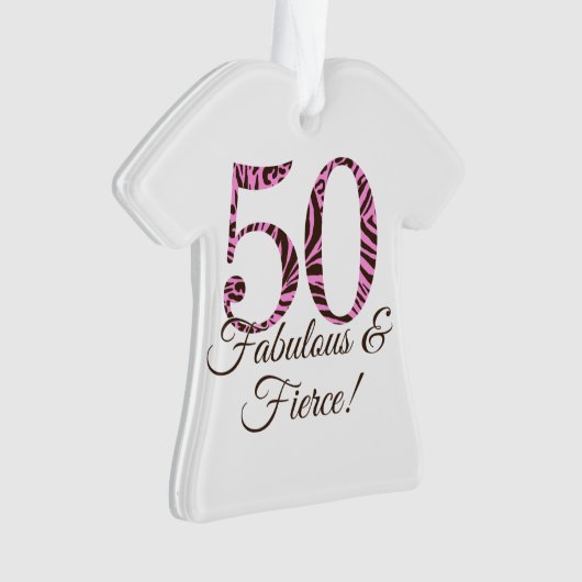 Monogramme 50e anniversaire Fabuleux & Fierce (devant)