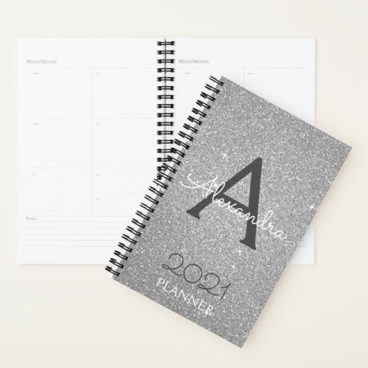 Monogramme à étincelles de Parties scintillant d'a (Devant avec enveloppe)