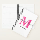 Monogramme à pois rose féminin (Devant avec enveloppe)
