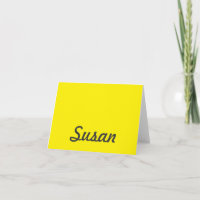 Monogramme à tendance néon jaune vif