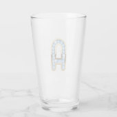 Monogramme A - Verre de 16 oz (Dos)