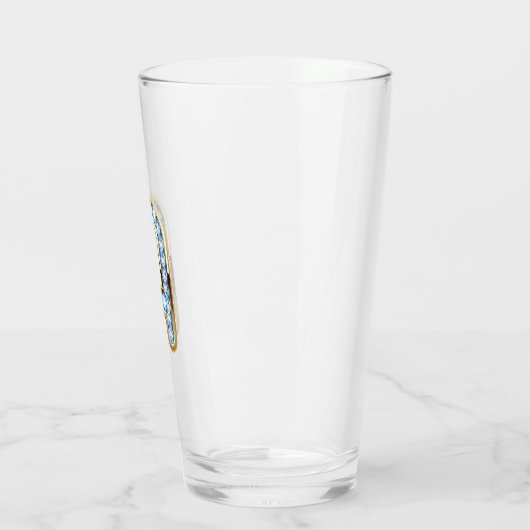 Monogramme A - Verre de 16 oz (Gauche)