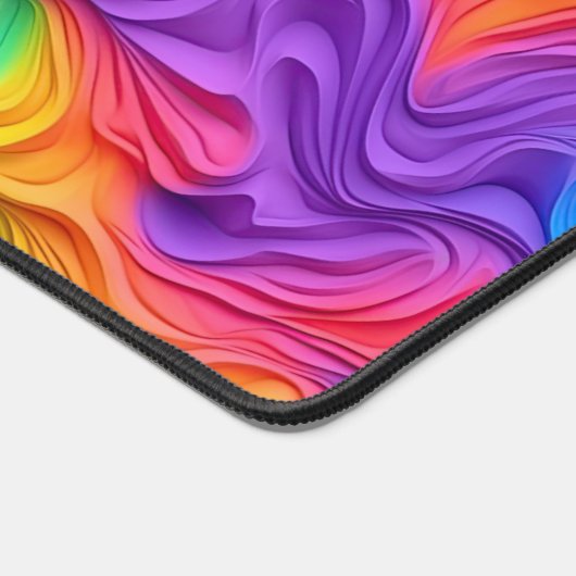 Monogramme Abstrait Arc-en-ciel moderne (Coin)