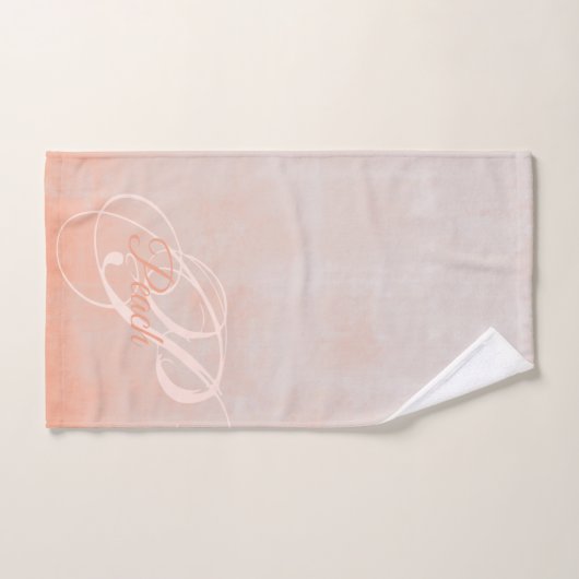 Monogramme Abstrait gris-gris (Serviette à main)