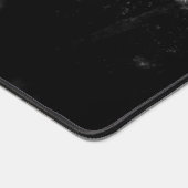 Monogramme abstrait noir brillant argenté (Coin)