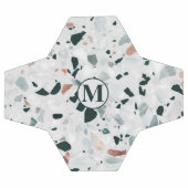 Monogramme Abstrait Terrazzo Motif (Plat)