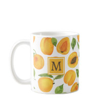 Monogramme Apricot Botanique Mug
