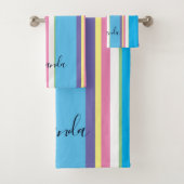 Monogramme arc-en-ciel cursive tendance (En situation)