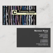 Monogramme avec étiquette de bord - Sedum (Joie d' (Devant / Derrière)