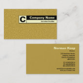 Monogramme avec étiquette de bord - Tex avec embas (Devant / Derrière)