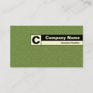 Monogramme avec étiquette de bord - Tex avec relie