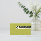 Monogramme avec étiquette de bord - Tex avec relie (Debout devant)