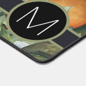 Monogramme Avec Fruit Et Folithe Orange Design (Coin)