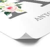 Monogramme avec lettre A, impressions initiales (Coin)