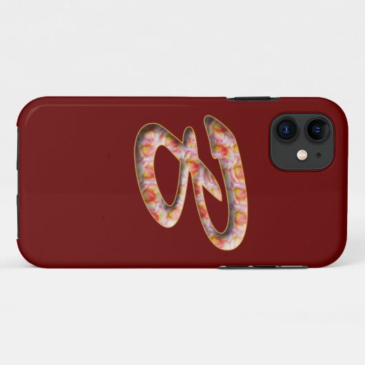 Monogramme B en Motif Iphone 5 coque (Dos (Horizontal))