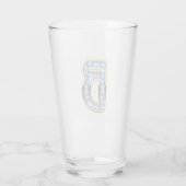Monogramme B - Verre de 16 oz (Dos)