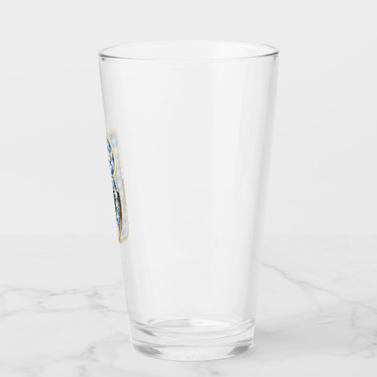 Monogramme B - Verre de 16 oz (Gauche)