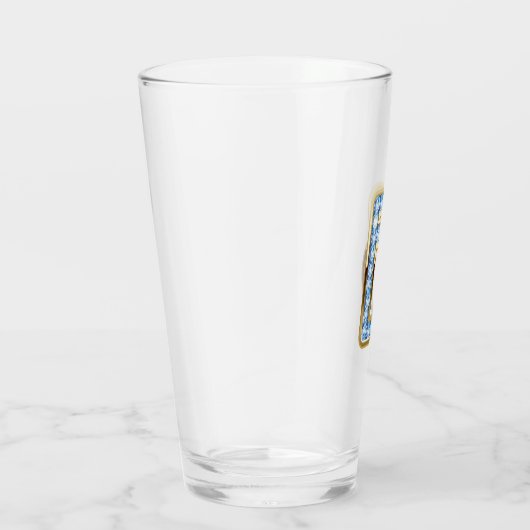 Monogramme B - Verre de 16 oz (Droite)