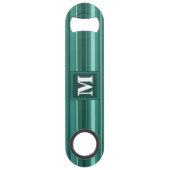 Monogramme bandes turquoises (Devant)