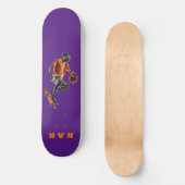 Monogramme Basketball Design unique Skateboard (Recto)