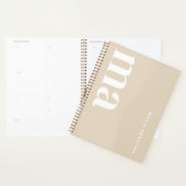 Monogramme beige classique moderne (Devant avec enveloppe)