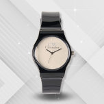 Monogramme beige minimaliste<br><div class="desc">Ce design minimaliste élégant Monogram est parfait pour ceux qui aiment le design simple et élégant. Facilement personnalisable pour inclure vos initiales et votre nom.</div>
