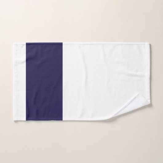 Monogramme blanc (Serviette à main)