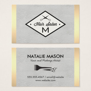 Monogramme Blanc Cuir Or Lux Trier