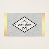 Monogramme Blanc Cuir Or Lux Trier (Devant)