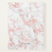 Monogramme blanc en marbre doré (Dos)