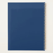 Monogramme blanc gris bleu marine (Dos)