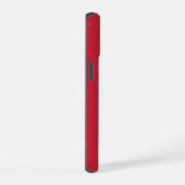 Monogramme blanc minimal en rouge (Côté droit)