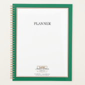 Monogramme blanc vert simple (Devant)