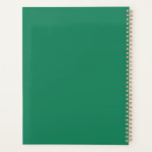 Monogramme blanc vert simple (Dos)