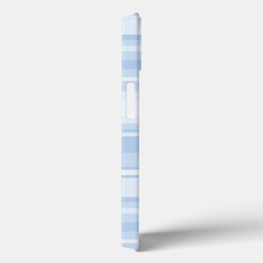 Monogramme Bleu Bande Bébé Coque-Mate coque iphone (Verso / Droite)