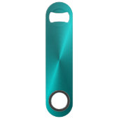 Monogramme bleu brillant en faux métal (Dos)