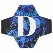 Monogramme bleu créatif (Plat)