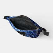 Monogramme bleu foncé brille de parties scintillan (Ouvrir)