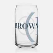 Monogramme bleu foncé Nom (Recto)